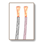 stripped cables